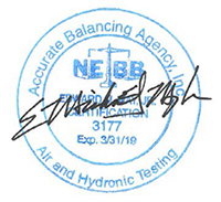 Accurate Balancing Agency NEBB seal
